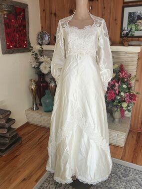 Vintage Mori Lee Satin & Lace Dream Gown
